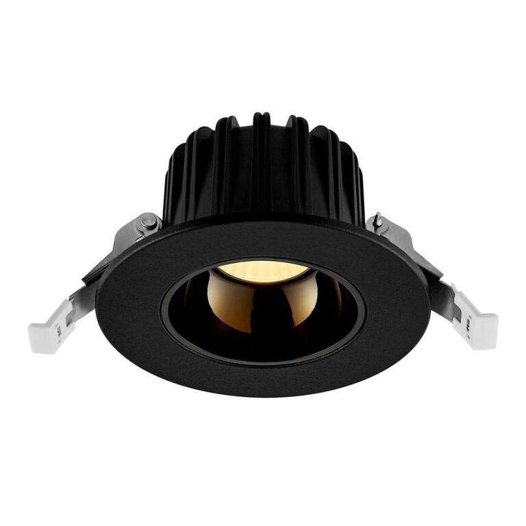 Deko-Light Deko-Light, Einbaustrahler, Tarvos 100, 10,5 W, DALI, 4000 K, 45 Grad, Schwarz, 1360 lm, Eingangsspannung: 220-240 V/AC, Aluminium, IP 20
