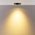 Deko-Light, Einbaustrahler, Tarvos 150, 14,5 W, 2700 K, 45 Grad, Schwarz, 1720 lm, Eingangsspannung: 220-240 V/AC, Aluminium, IP 20