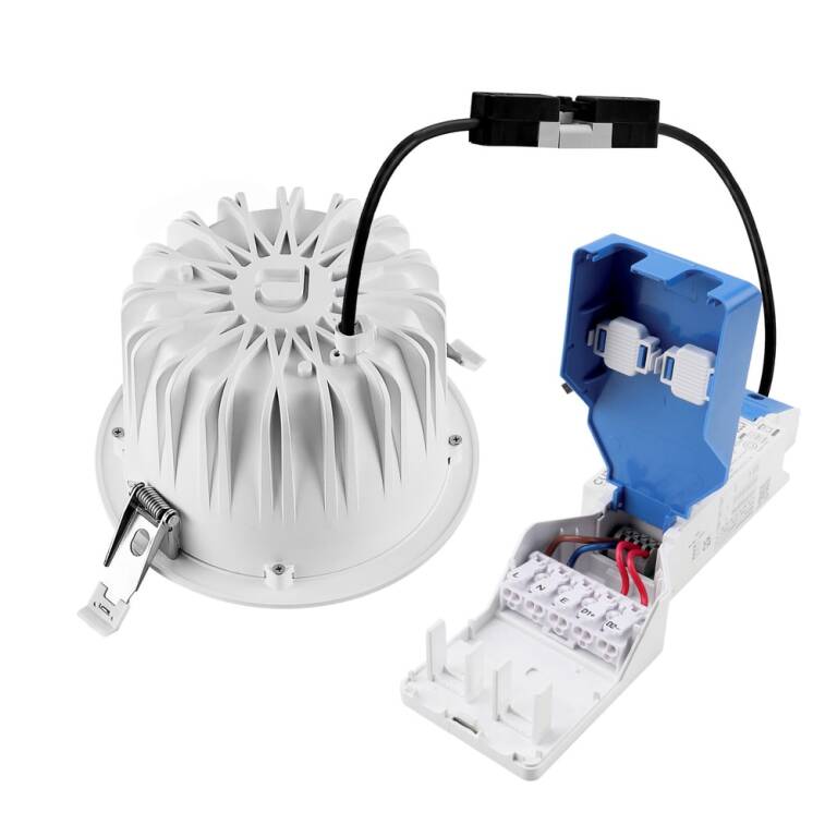 Deko-Light Deko-Light, Einbaustrahler, Tarvos 150, 14,5 W, DALI, 2700 K, 45 Grad, Weiß, 1720 lm, Eingangsspannung: 220-240 V/AC, Aluminium, IP 20