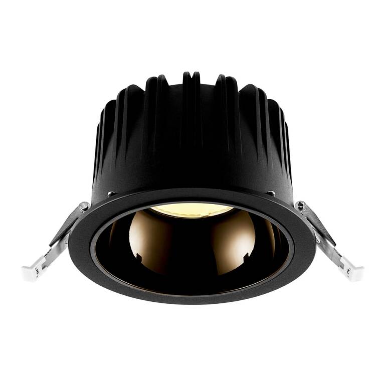 Deko-Light Deko-Light, Einbaustrahler, Tarvos 150, 14,5 W, 3000 K, 45 Grad, Schwarz, 1750 lm, Eingangsspannung: 220-240 V/AC, Aluminium, IP 20