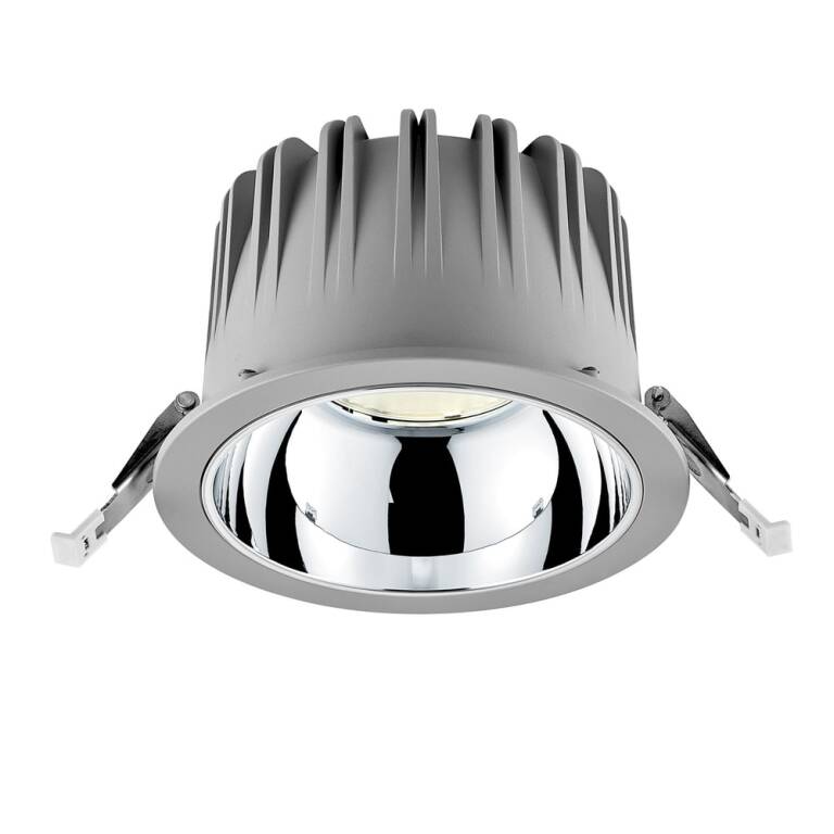 Deko-Light Deko-Light, Einbaustrahler, Tarvos 150, 14,5 W, 3000 K, 45 Grad, Hellgrau, 1750 lm, Eingangsspannung: 220-240 V/AC, Aluminium, IP 20