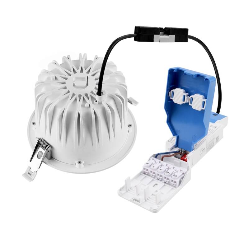 Deko-Light Deko-Light, Einbaustrahler, Tarvos 150, 14,5 W, 3000 K, 45 Grad, Weiß, 1750 lm, Eingangsspannung: 220-240 V/AC, Aluminium, IP 20