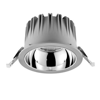 Deko-Light Deko-Light, Einbaustrahler, Tarvos 150, 14,5 W, 4000 K, 45 Grad, Hellgrau, 1810 lm, Eingangsspannung: 220-240 V/AC, Aluminium, IP 20