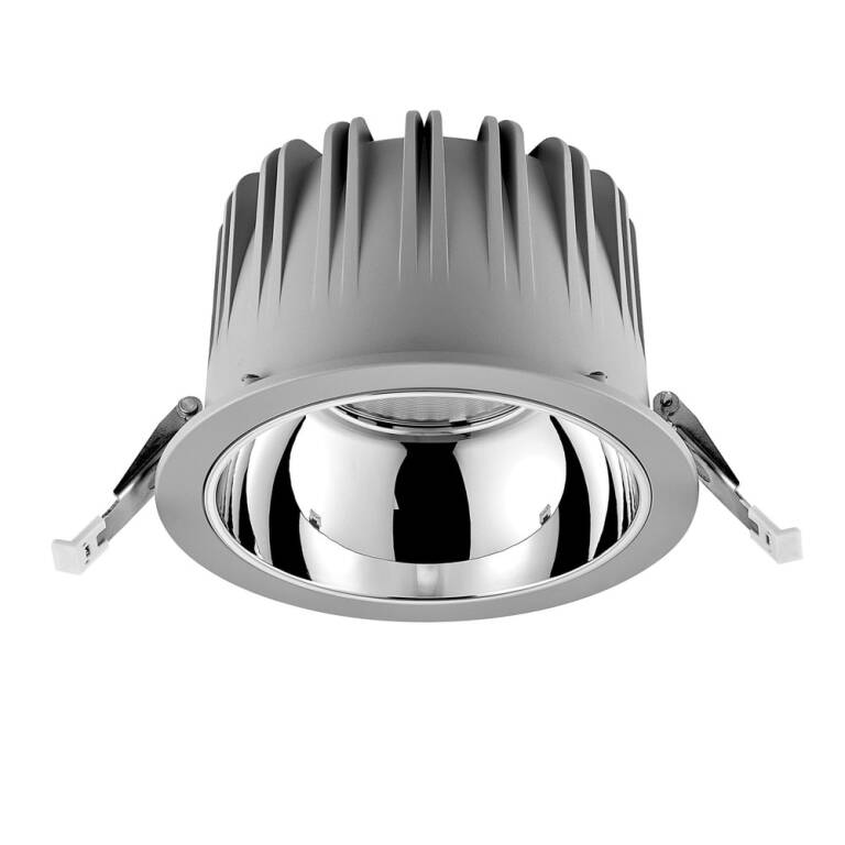 Deko-Light Deko-Light, Einbaustrahler, Tarvos 150, 14,5 W, DALI, 4000 K, 45 Grad, Hellgrau, 1810 lm, Eingangsspannung: 220-240 V/AC, Aluminium, IP 20