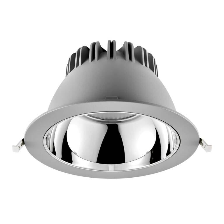 Deko-Light Deko-Light, Einbaustrahler, Tarvos 240, 25 W, 4000 K, 45 Grad, Hellgrau, 3170 lm, Eingangsspannung: 220-240 V/AC, Aluminium, IP 20