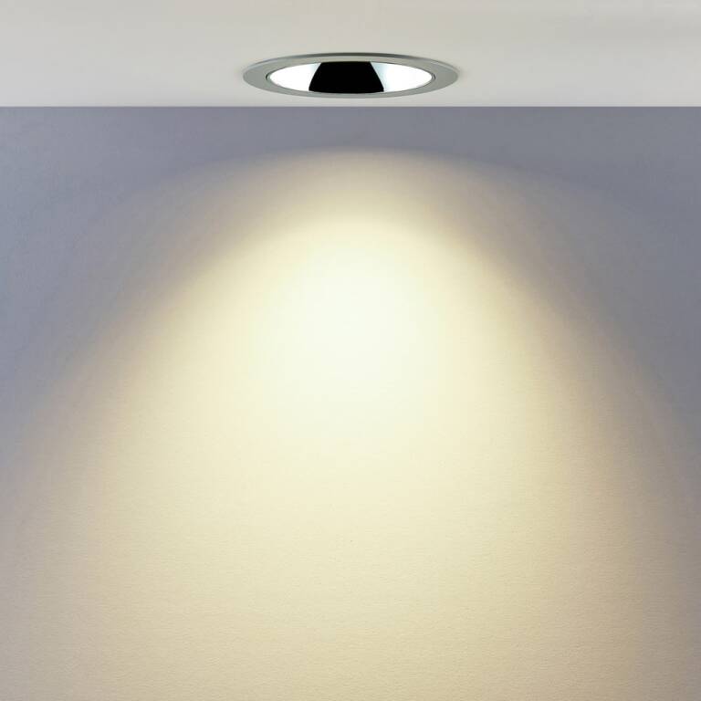 Deko-Light Deko-Light, Einbaustrahler, Tarvos 240, 25 W, 4000 K, 45 Grad, Hellgrau, 3170 lm, Eingangsspannung: 220-240 V/AC, Aluminium, IP 20