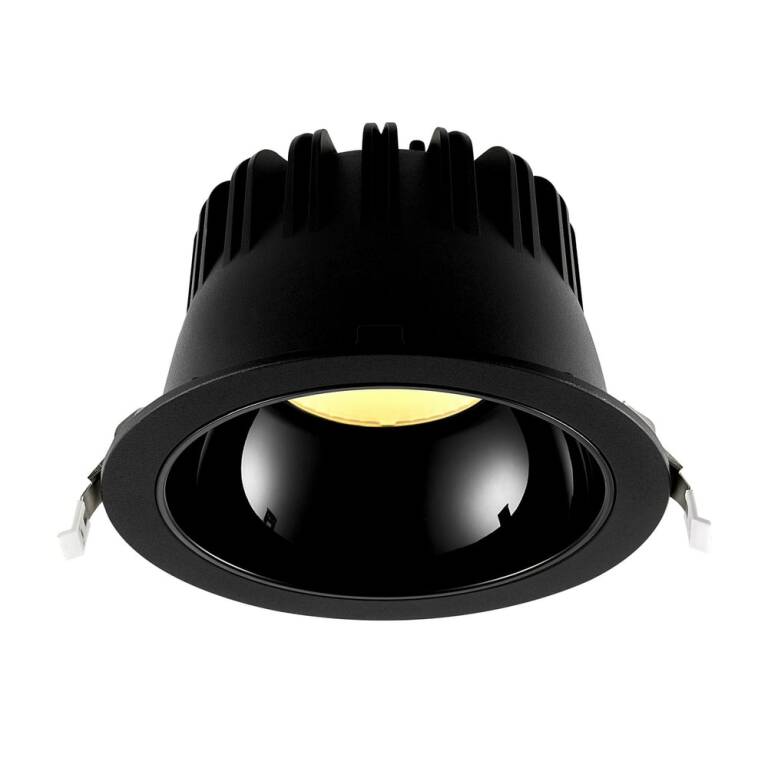 Deko-Light Deko-Light, Einbaustrahler, Tarvos 190, 21,5 W, DALI, 2700 K, 45 Grad, Schwarz, 1590 lm, Eingangsspannung: 220-240 V/AC, Aluminium, IP 20