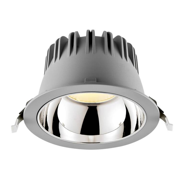 Deko-Light Deko-Light, Einbaustrahler, Tarvos 190, 21,5 W, 4000 K, 45 Grad, Hellgrau, 2720 lm, Eingangsspannung: 220-240 V/AC, Aluminium, IP 20