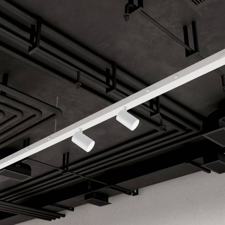 Deko-Light Deko-Light, Lichtbandsystem, Sanotrunk Universal Spot Double, 60 W, 4000 K, Weiß, 8580 lm, Eingangsspannung: 198-264 V/AC, Aluminium, IP 40
