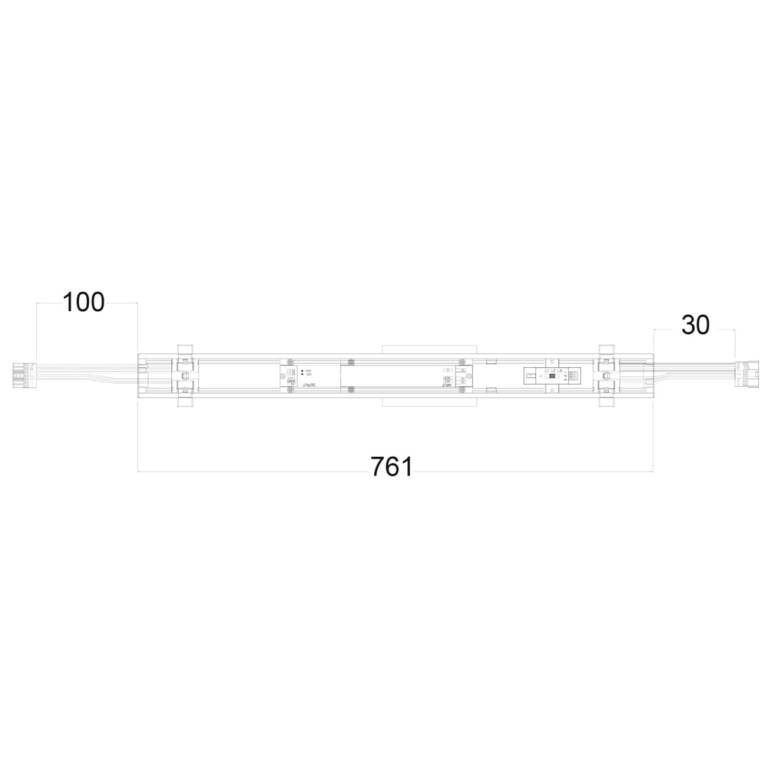 Deko-Light Deko-Light, Lichtbandsystem, Sanotrunk Universal Spot, 30 W, DALI, 4000 K, Weiß, 4260 lm, Eingangsspannung: 198-264 V/AC, Aluminium, IP 40
