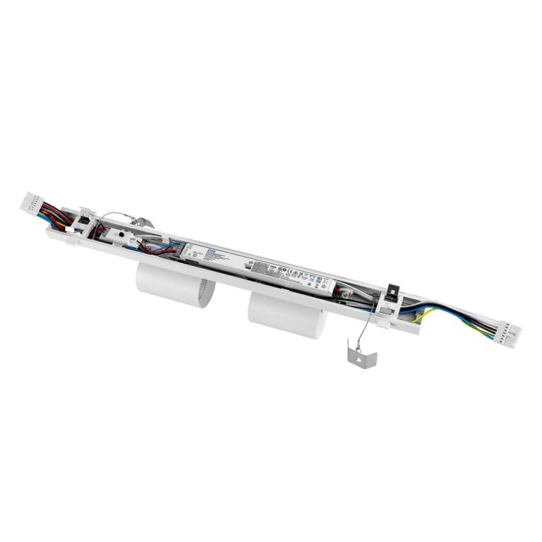Deko-Light Deko-Light, Lichtbandsystem, Sanotrunk Universal Spot Double, 60 W, DALI, 4000 K, Weiß, 8580 lm, Eingangsspannung: 180-264 V/AC, Aluminium, IP 40