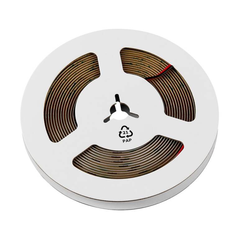 Deko-Light Deko-Light, LED Stripe, Standard, COB, 24V-12W, 4000 K, IP20, 5m, Lichtstrom 1m: 1320 lm, Spannungskonstant, Leistungsaufnahme 1m: 12.0 W, 5000 mm, EEI: F, IP 20