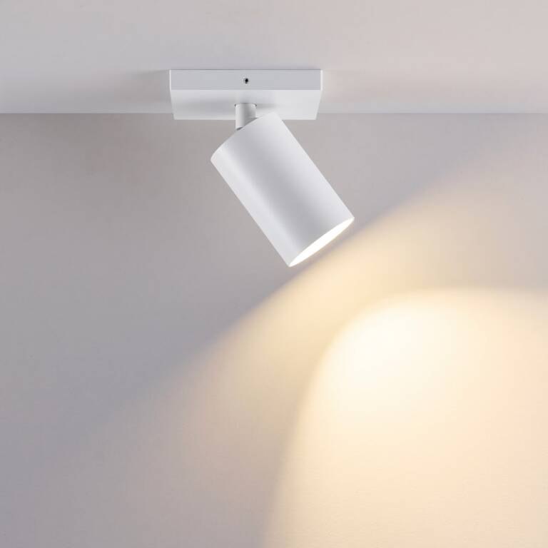 Deko-Light Deko-Light, Deckenaufbauleuchte, Can Tilt Square Base, 1x 7,5 W GU10, Weiß, Eingangsspannung: 220-240 V/AC, Aluminium, IP 20