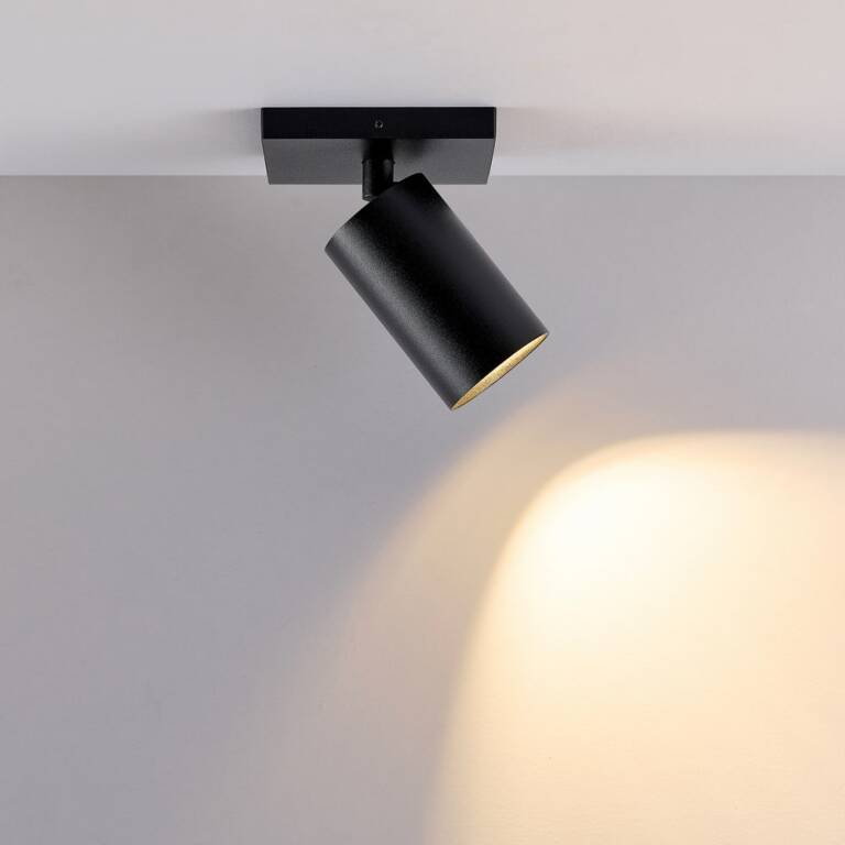 Deko-Light Deko-Light, Deckenaufbauleuchte, Can Tilt Square Base, 1x 7,5 W GU10, Schwarz, Eingangsspannung: 220-240 V/AC, Aluminium, IP 20
