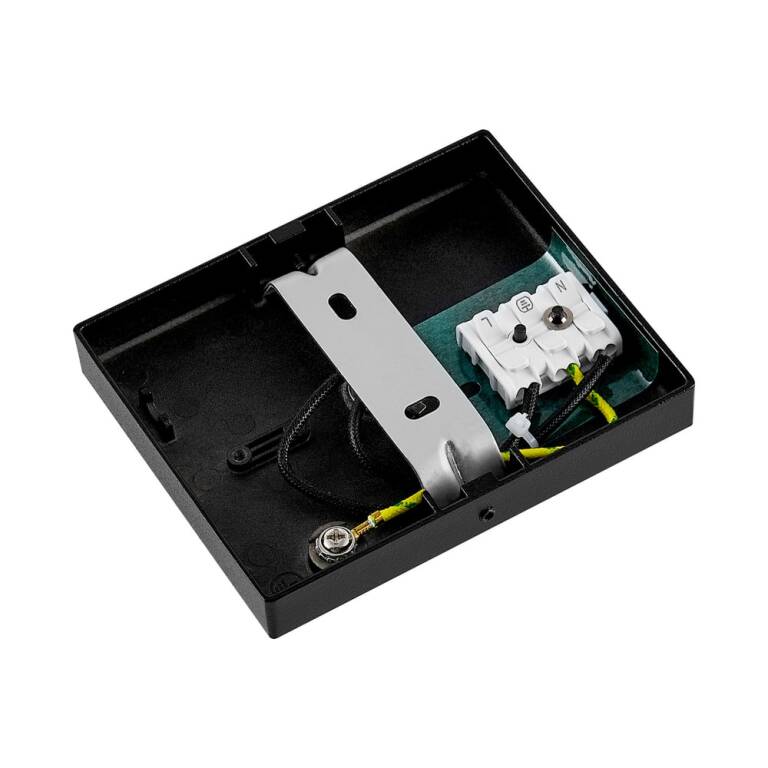 Deko-Light Deko-Light, Deckenaufbauleuchte, Can Tilt Square Base, 1x 7,5 W GU10, Schwarz, Eingangsspannung: 220-240 V/AC, Aluminium, IP 20