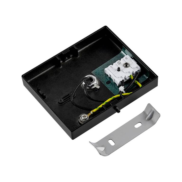 Deko-Light Deko-Light, Deckenaufbauleuchte, Can Tilt Square Base, 1x 7,5 W GU10, Schwarz, Eingangsspannung: 220-240 V/AC, Aluminium, IP 20