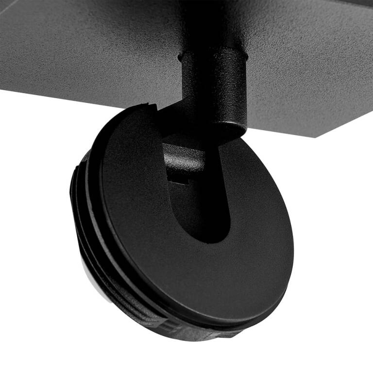 Deko-Light Deko-Light, Deckenaufbauleuchte, Can Tilt Square Base, 1x 7,5 W GU10, Schwarz, Eingangsspannung: 220-240 V/AC, Aluminium, IP 20