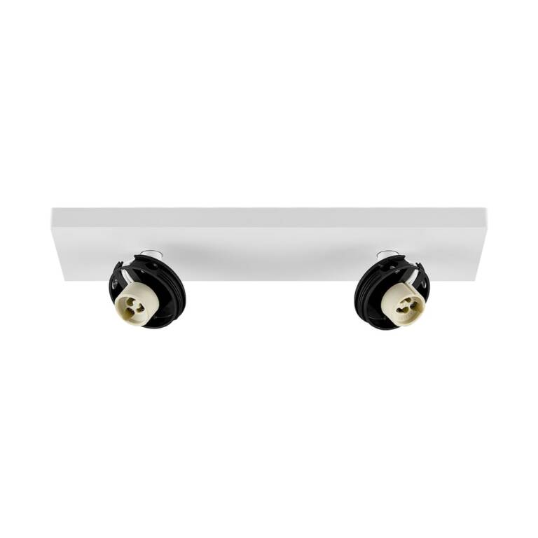 Deko-Light Deko-Light, Deckenaufbauleuchte, Can Tilt Square Base, 2x 7,5 W GU10, Weiß, Eingangsspannung: 220-240 V/AC, Aluminium, IP 20