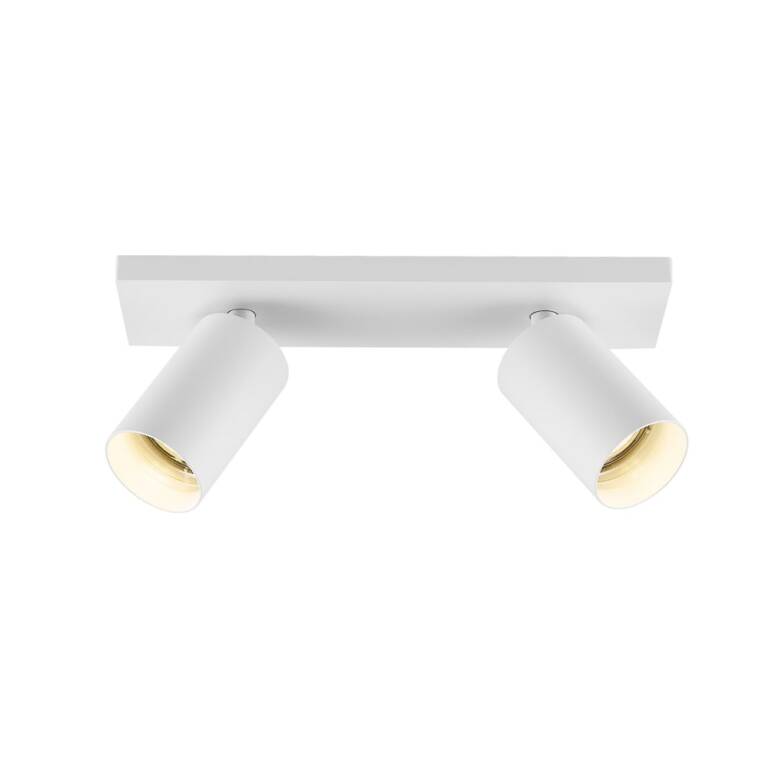 Deko-Light Deko-Light, Deckenaufbauleuchte, Can Tilt Square Base, 2x 7,5 W GU10, Weiß, Eingangsspannung: 220-240 V/AC, Aluminium, IP 20