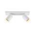 Deko-Light, Deckenaufbauleuchte, Can Tilt Square Base, 2x 7,5 W GU10, Weiß, Eingangsspannung: 220-240 V/AC, Aluminium, IP 20