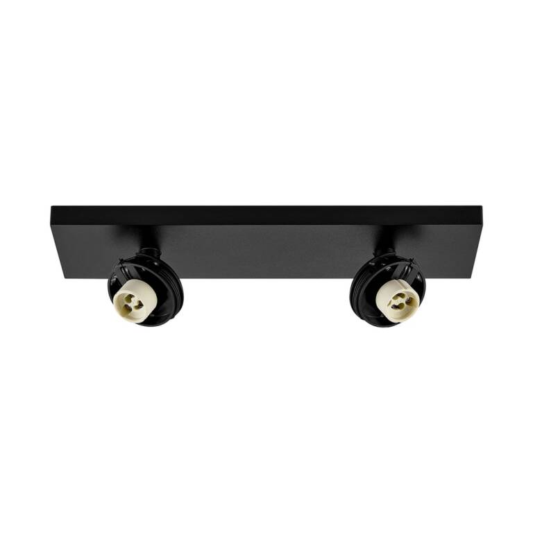 Deko-Light Deko-Light, Deckenaufbauleuchte, Can Tilt Square Base, 2x 7,5 W GU10, Schwarz, Eingangsspannung: 220-240 V/AC, Aluminium, IP 20