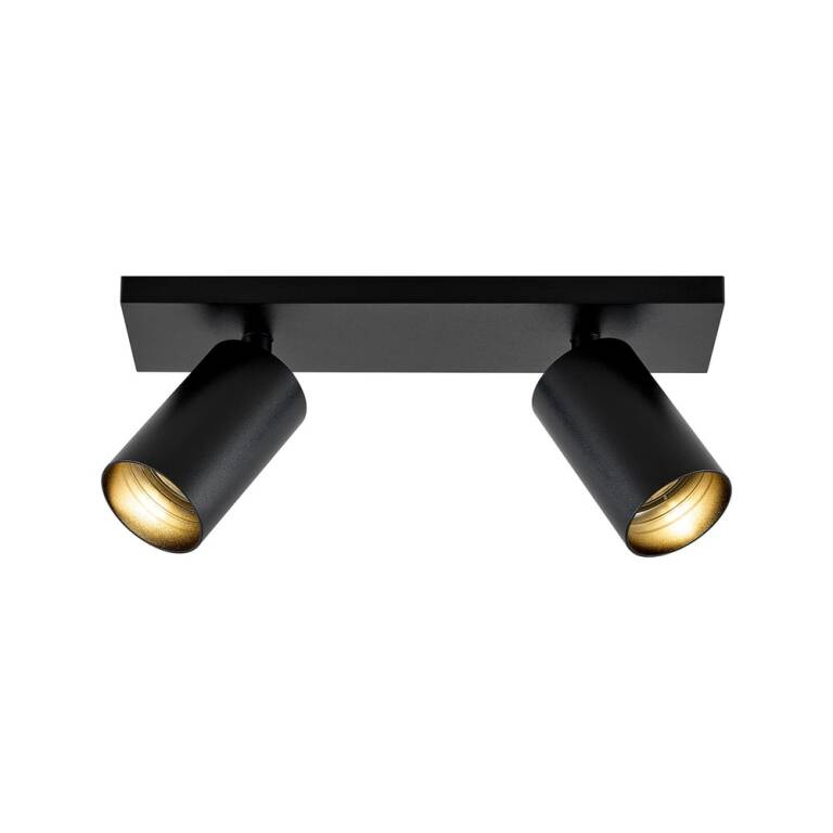 Deko-Light Deko-Light, Deckenaufbauleuchte, Can Tilt Square Base, 2x 7,5 W GU10, Schwarz, Eingangsspannung: 220-240 V/AC, Aluminium, IP 20