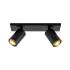 Deko-Light, Deckenaufbauleuchte, Can Tilt Square Base, 2x 7,5 W GU10, Schwarz, Eingangsspannung: 220-240 V/AC, Aluminium, IP 20