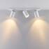 Deko-Light, Deckenaufbauleuchte, Can Tilt Square Base, 3x 7,5 W GU10, Weiß, Eingangsspannung: 220-240 V/AC, Aluminium, IP 20