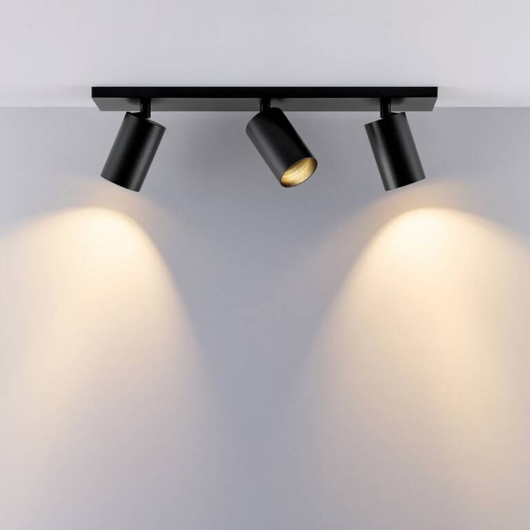Deko-Light Deko-Light, Deckenaufbauleuchte, Can Tilt Square Base, 3x 7,5 W GU10, Schwarz, Eingangsspannung: 220-240 V/AC, Aluminium, IP 20