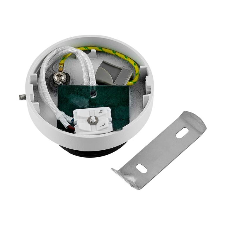 Deko-Light Deko-Light, Deckenaufbauleuchte, Can Tilt Round Base, 1x 7,5 W GU10, Weiß, Eingangsspannung: 220-240 V/AC, Aluminium, IP 20