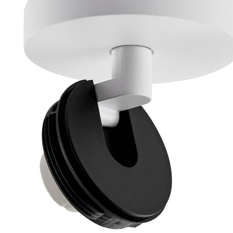 Deko-Light Deko-Light, Deckenaufbauleuchte, Can Tilt Round Base, 1x 7,5 W GU10, Weiß, Eingangsspannung: 220-240 V/AC, Aluminium, IP 20