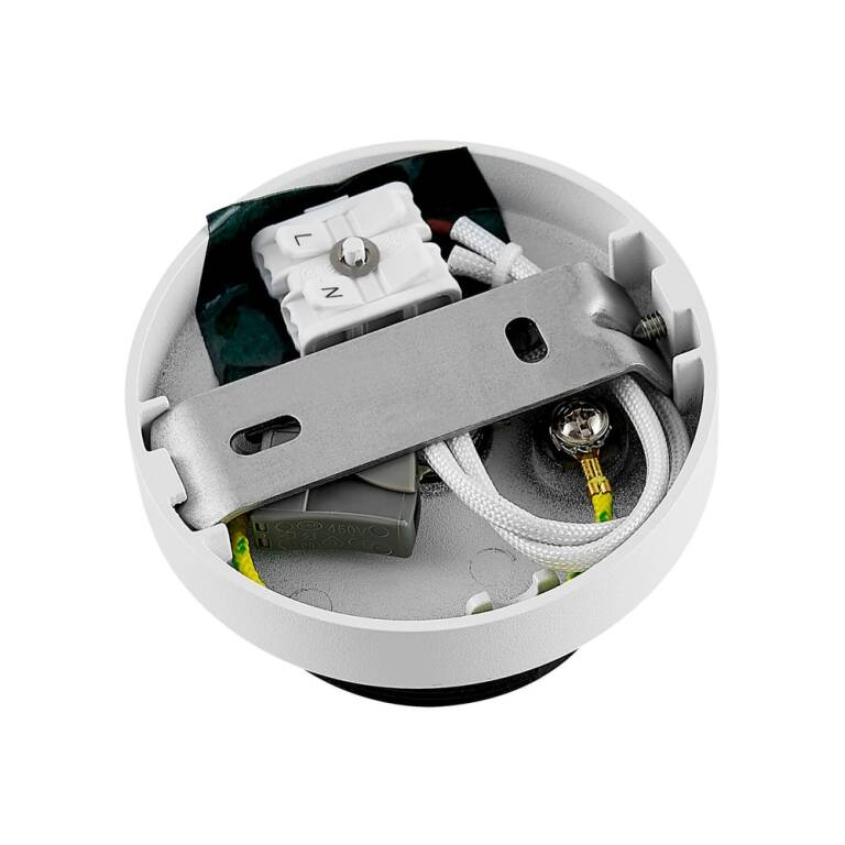 Deko-Light Deko-Light, Deckenaufbauleuchte, Can Tilt Round Base, 1x 7,5 W GU10, Weiß, Eingangsspannung: 220-240 V/AC, Aluminium, IP 20