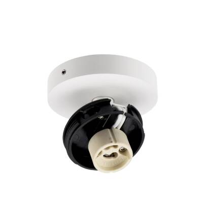 Deko-Light Deko-Light, Deckenaufbauleuchte, Can Tilt Round Base, 1x 7,5 W GU10, Weiß, Eingangsspannung: 220-240 V/AC, Aluminium, IP 20