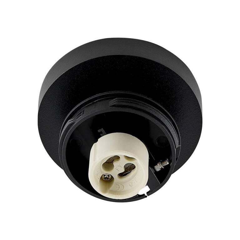 Deko-Light Deko-Light, Deckenaufbauleuchte, Can Tilt Round Base, 1x 7,5 W GU10, Schwarz, Eingangsspannung: 220-240 V/AC, Aluminium, IP 20