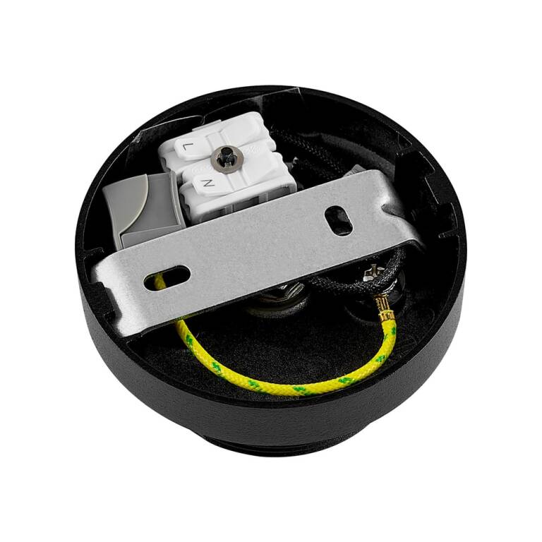 Deko-Light Deko-Light, Deckenaufbauleuchte, Can Tilt Round Base, 1x 7,5 W GU10, Schwarz, Eingangsspannung: 220-240 V/AC, Aluminium, IP 20