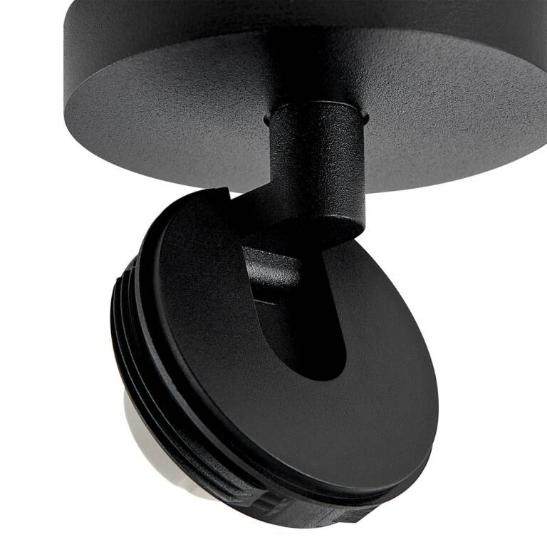 Deko-Light Deko-Light, Deckenaufbauleuchte, Can Tilt Round Base, 1x 7,5 W GU10, Schwarz, Eingangsspannung: 220-240 V/AC, Aluminium, IP 20