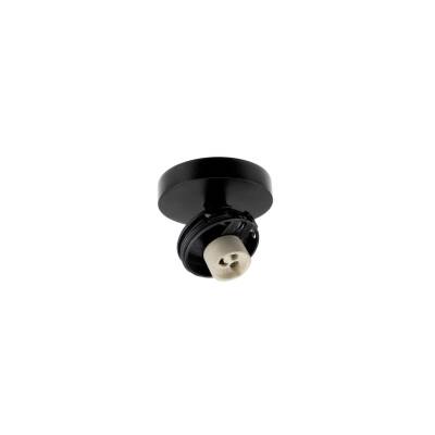 Deko-Light Deko-Light, Deckenaufbauleuchte, Can Tilt Round Base, 1x 7,5 W GU10, Schwarz, Eingangsspannung: 220-240 V/AC, Aluminium, IP 20