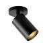 Deko-Light, Deckenaufbauleuchte, Can Tilt Round Base, 1x 7,5 W GU10, Schwarz, Eingangsspannung: 220-240 V/AC, Aluminium, IP 20