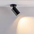Deko-Light, Deckenaufbauleuchte, Can Tilt Round Base, 1x 7,5 W GU10, Schwarz, Eingangsspannung: 220-240 V/AC, Aluminium, IP 20