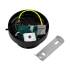 Deko-Light, Deckenaufbauleuchte, Can Tilt Round Base, 1x 7,5 W GU10, Schwarz, Eingangsspannung: 220-240 V/AC, Aluminium, IP 20