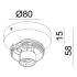 Deko-Light, Deckenaufbauleuchte, Can Tilt Round Base, 1x 7,5 W GU10, Schwarz, Eingangsspannung: 220-240 V/AC, Aluminium, IP 20