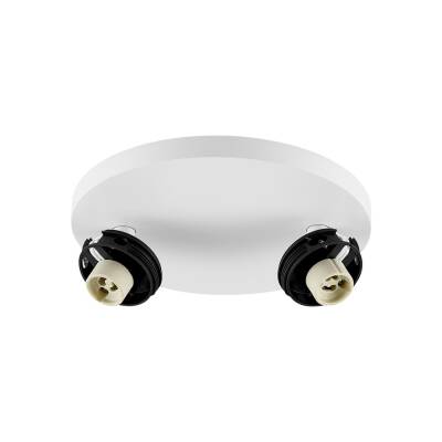 Deko-Light Deko-Light, Deckenaufbauleuchte, Can Tilt Round Base, 2x 7,5 W GU10, Weiß, Eingangsspannung: 220-240 V/AC, Aluminium, IP 20
