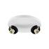 Deko-Light, Deckenaufbauleuchte, Can Tilt Round Base, 2x 7,5 W GU10, Weiß, Eingangsspannung: 220-240 V/AC, Aluminium, IP 20