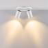 Deko-Light, Deckenaufbauleuchte, Can Tilt Round Base, 2x 7,5 W GU10, Weiß, Eingangsspannung: 220-240 V/AC, Aluminium, IP 20