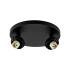Deko-Light, Deckenaufbauleuchte, Can Tilt Round Base, 2x 7,5 W GU10, Schwarz, Eingangsspannung: 220-240 V/AC, Aluminium, IP 20