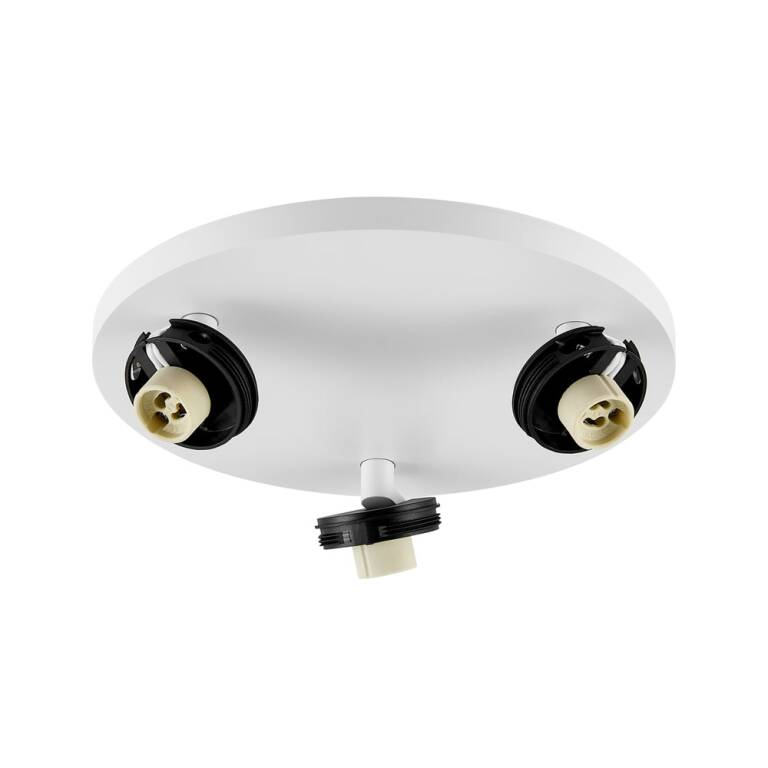 Deko-Light Deko-Light, Deckenaufbauleuchte, Can Tilt Round Base, 3x 7,5 W GU10, Weiß, Eingangsspannung: 220-240 V/AC, Aluminium, IP 20