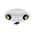 Deko-Light, Deckenaufbauleuchte, Can Tilt Round Base, 3x 7,5 W GU10, Weiß, Eingangsspannung: 220-240 V/AC, Aluminium, IP 20