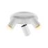 Deko-Light, Deckenaufbauleuchte, Can Tilt Round Base, 3x 7,5 W GU10, Weiß, Eingangsspannung: 220-240 V/AC, Aluminium, IP 20