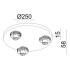 Deko-Light, Deckenaufbauleuchte, Can Tilt Round Base, 3x 7,5 W GU10, Weiß, Eingangsspannung: 220-240 V/AC, Aluminium, IP 20