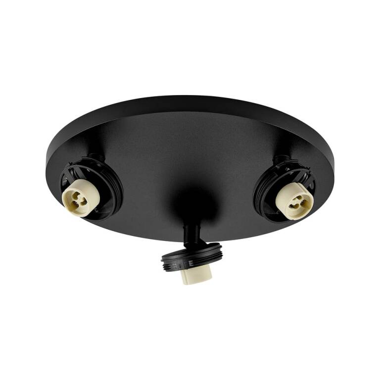 Deko-Light Deko-Light, Deckenaufbauleuchte, Can Tilt Round Base, 3x 7,5 W GU10, Schwarz, Eingangsspannung: 220-240 V/AC, Aluminium, IP 20